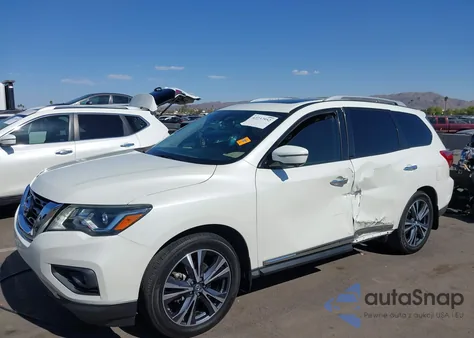 2018 Nissan Pathfinder Platinum из США, поврежденный, VIN 5N1DR2MN7JC637875